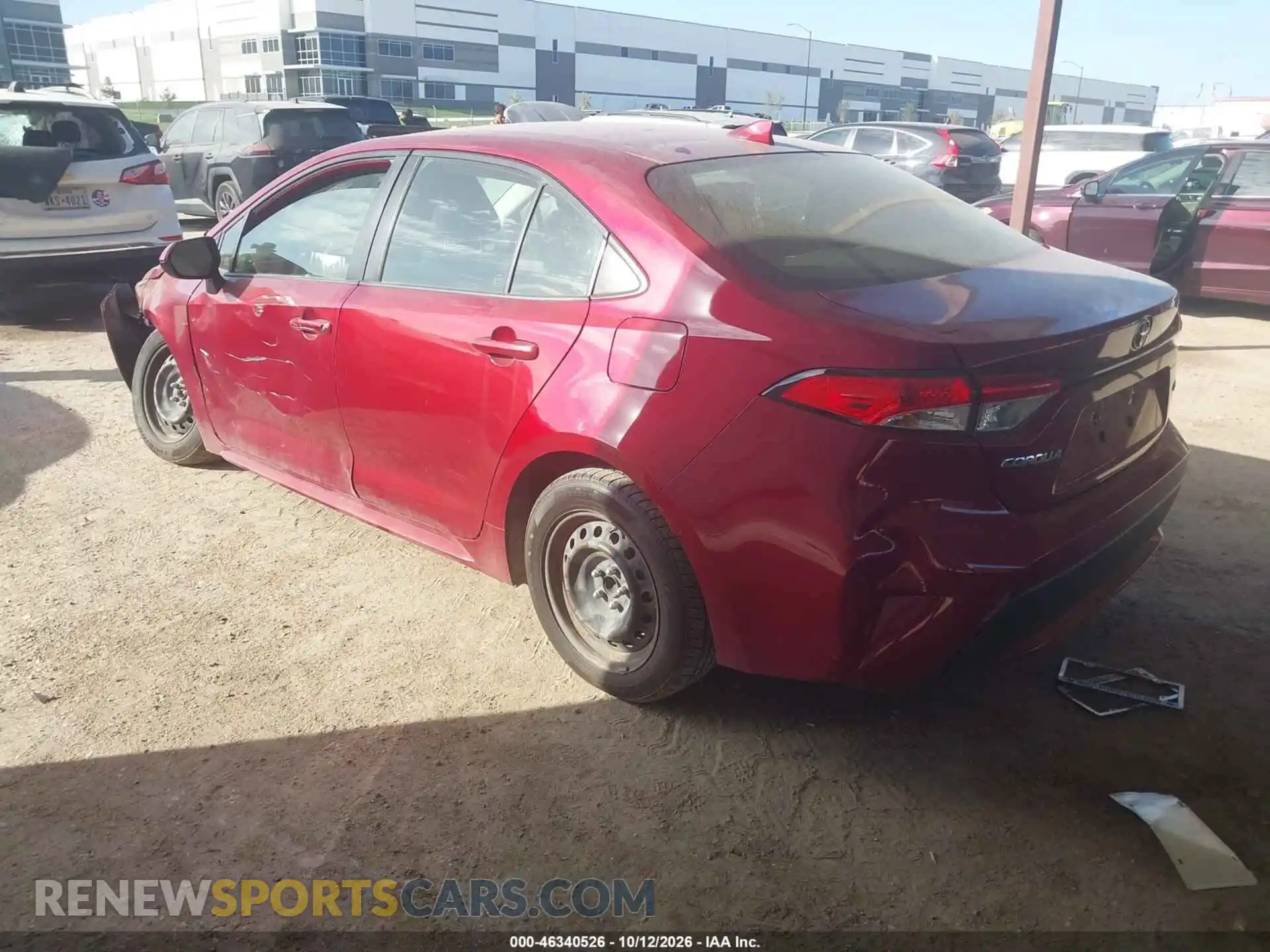 3 Photograph of a damaged car JTDEPMAE9NJ205689 TOYOTA COROLLA 2022