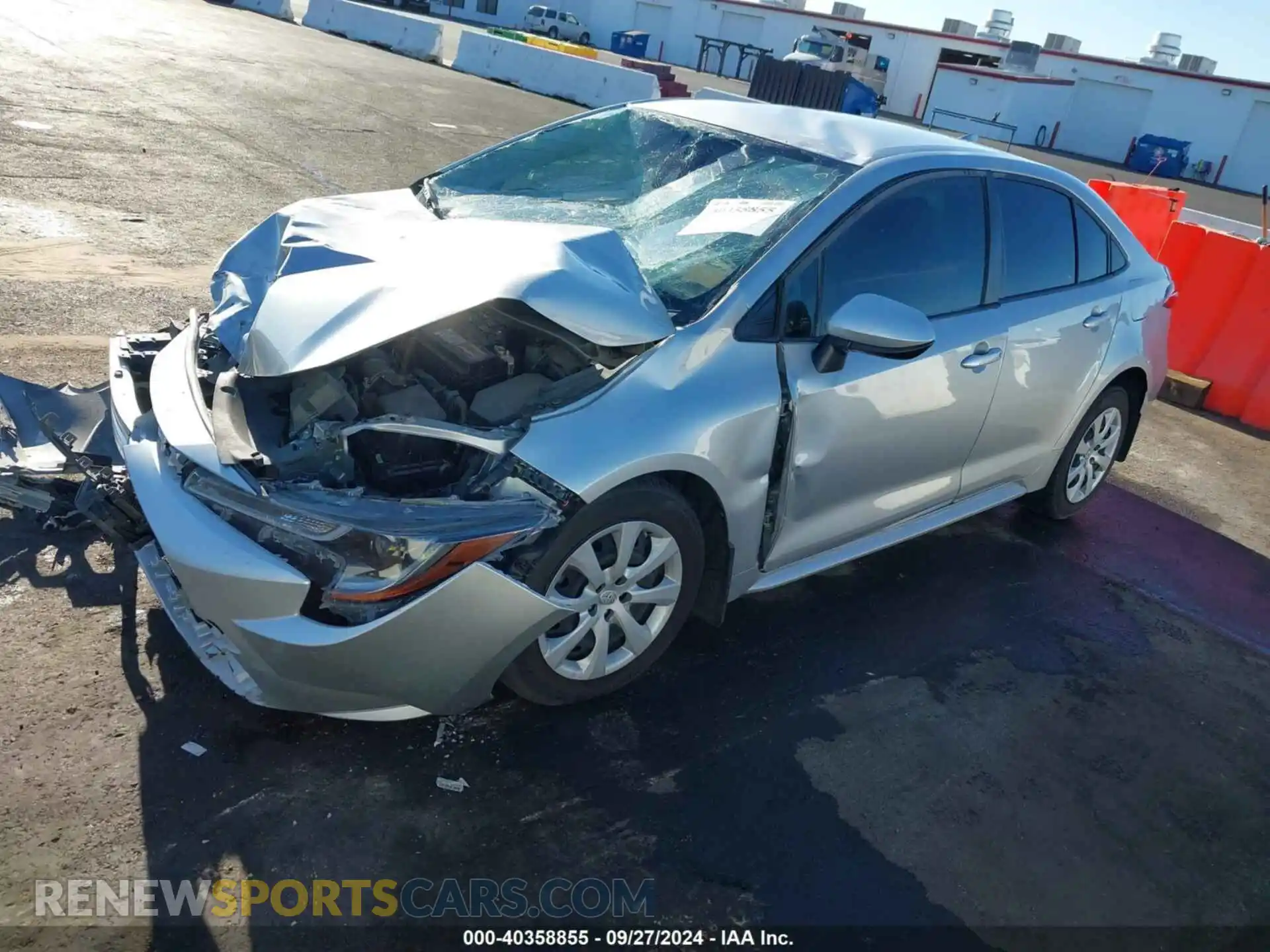 2 Photograph of a damaged car JTDEPMAE9NJ205708 TOYOTA COROLLA 2022