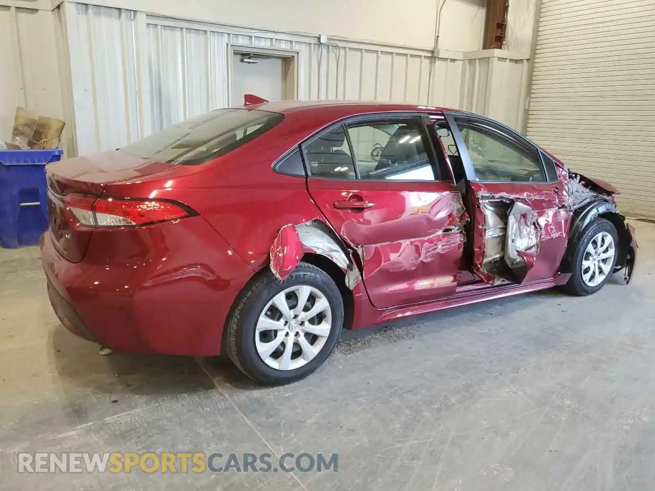 3 Photograph of a damaged car JTDEPMAE9NJ211167 TOYOTA COROLLA 2022