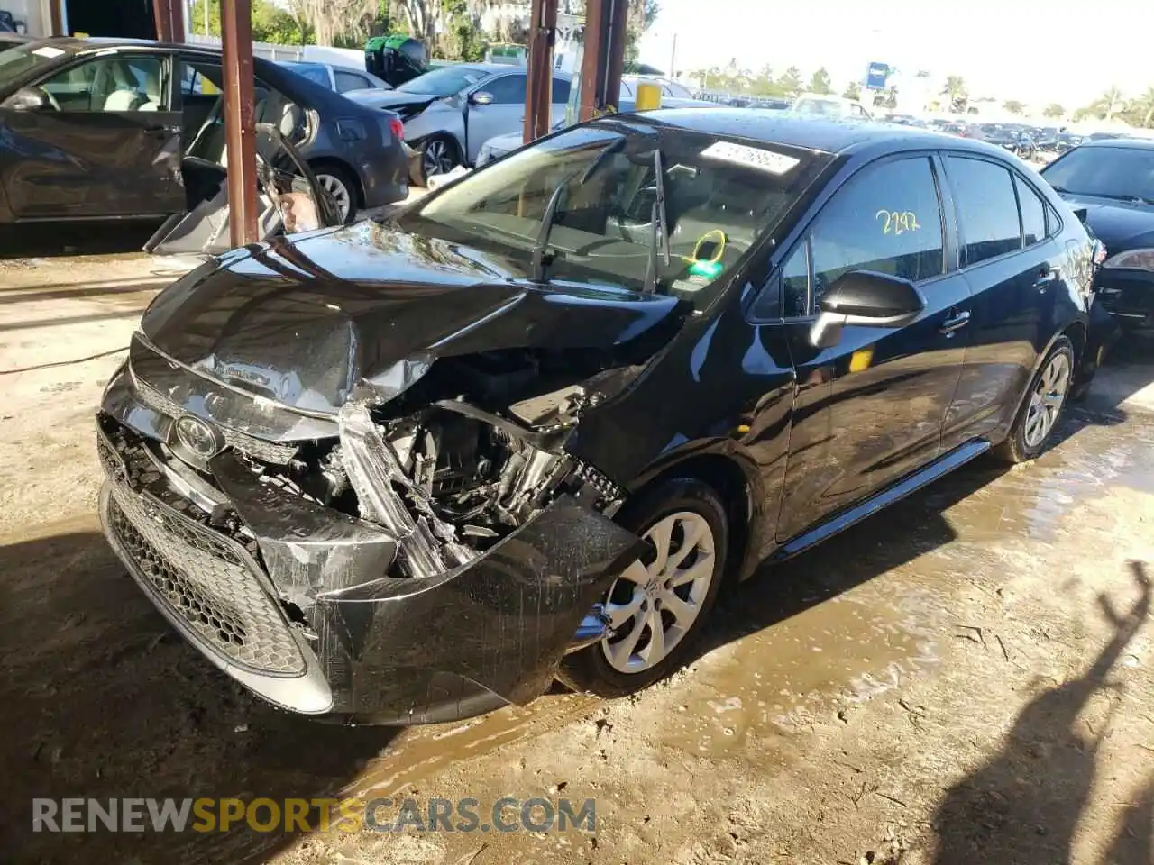 2 Photograph of a damaged car JTDEPMAE9NJ212075 TOYOTA COROLLA 2022