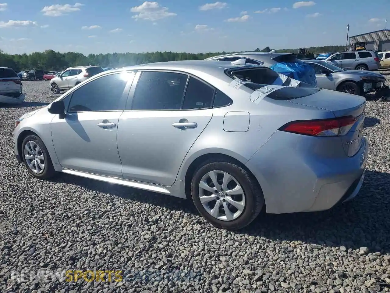 2 Photograph of a damaged car JTDEPMAE9NJ219608 TOYOTA COROLLA 2022