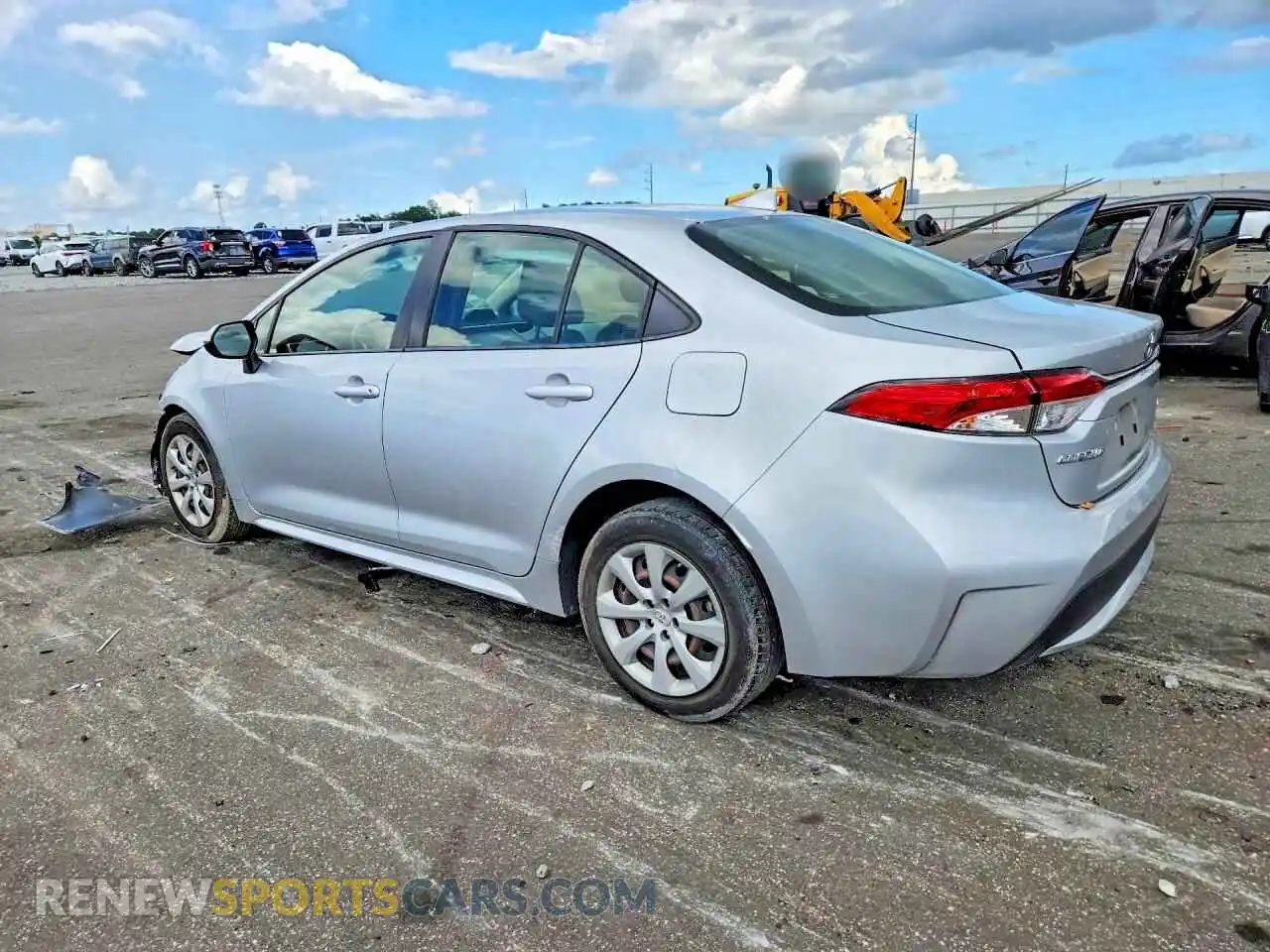 2 Фотография поврежденного автомобиля JTDEPMAE9NJ220144 TOYOTA COROLLA 2022