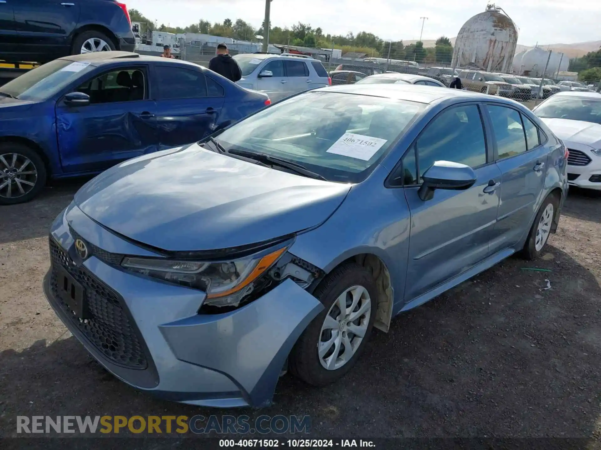 2 Photograph of a damaged car JTDEPMAEXN3011595 TOYOTA COROLLA 2022