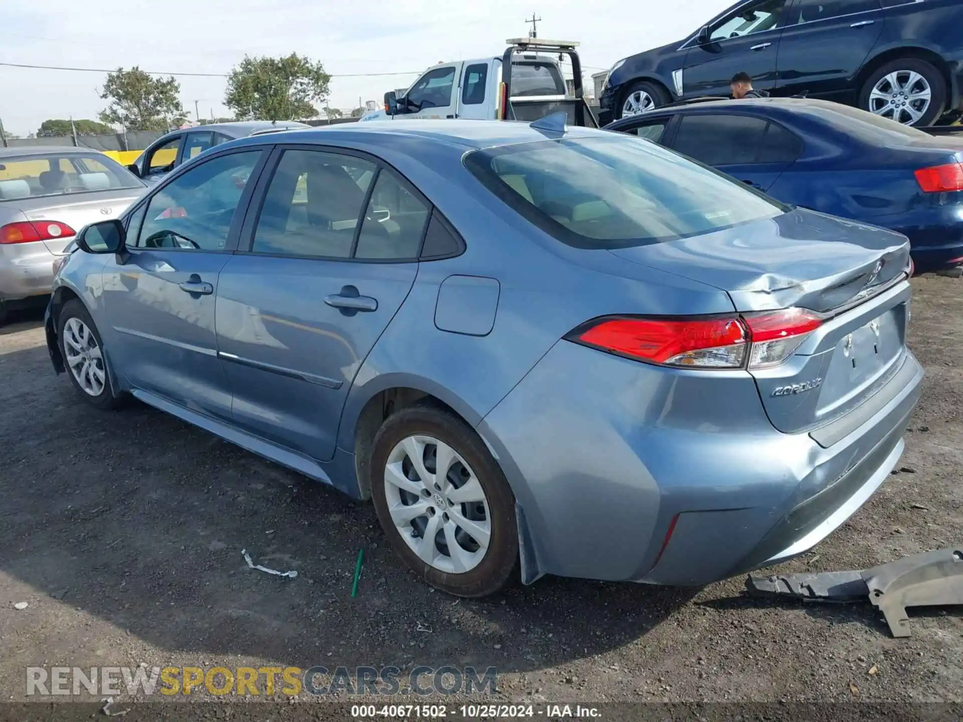 3 Photograph of a damaged car JTDEPMAEXN3011595 TOYOTA COROLLA 2022