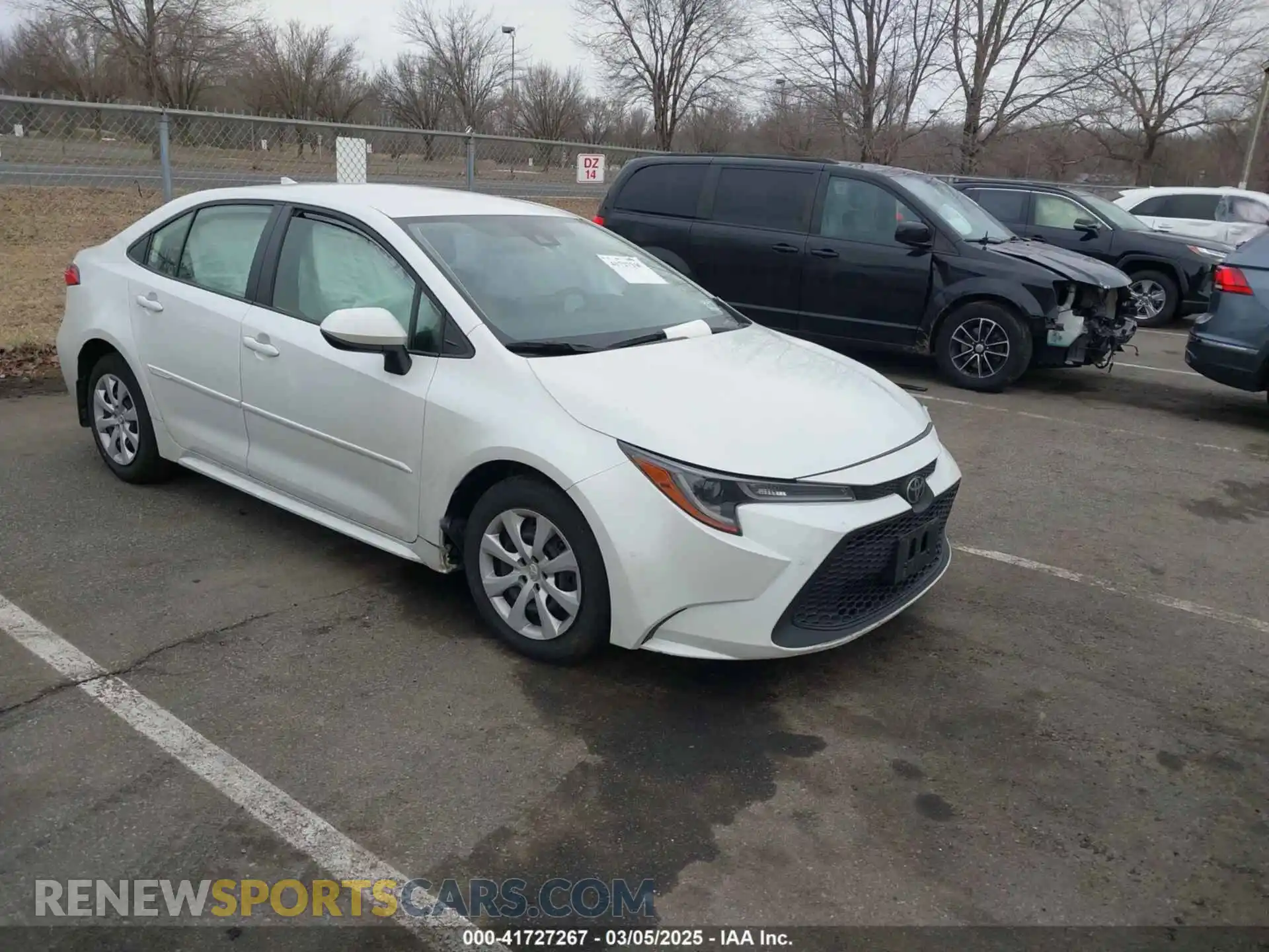 1 Photograph of a damaged car JTDEPMAEXN3011631 TOYOTA COROLLA 2022