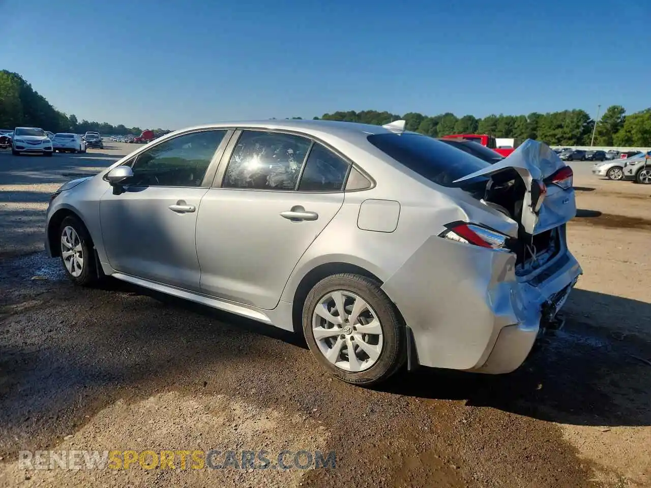 2 fotografías del automóvil dañado JTDEPMAEXN3012407 TOYOTA COROLLA 2022