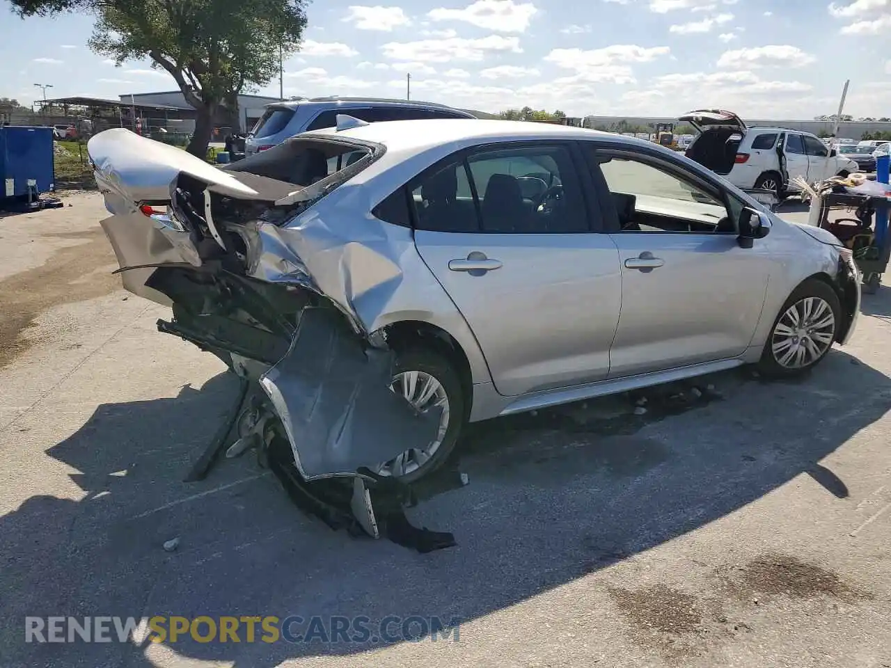 3 Photograph of a damaged car JTDEPMAEXN3013721 TOYOTA COROLLA 2022