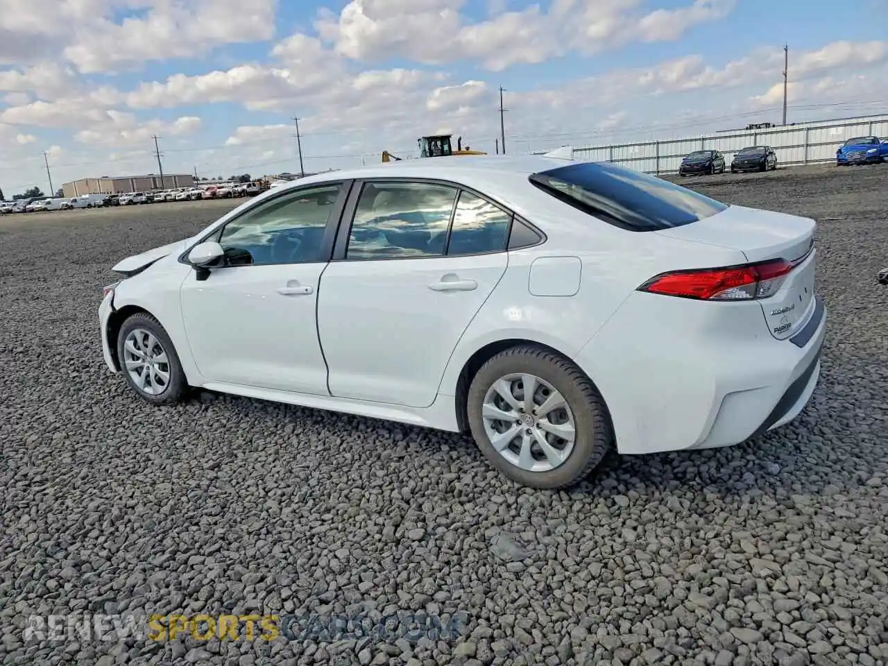 2 fotografías del automóvil dañado JTDEPMAEXN3018952 TOYOTA COROLLA 2022