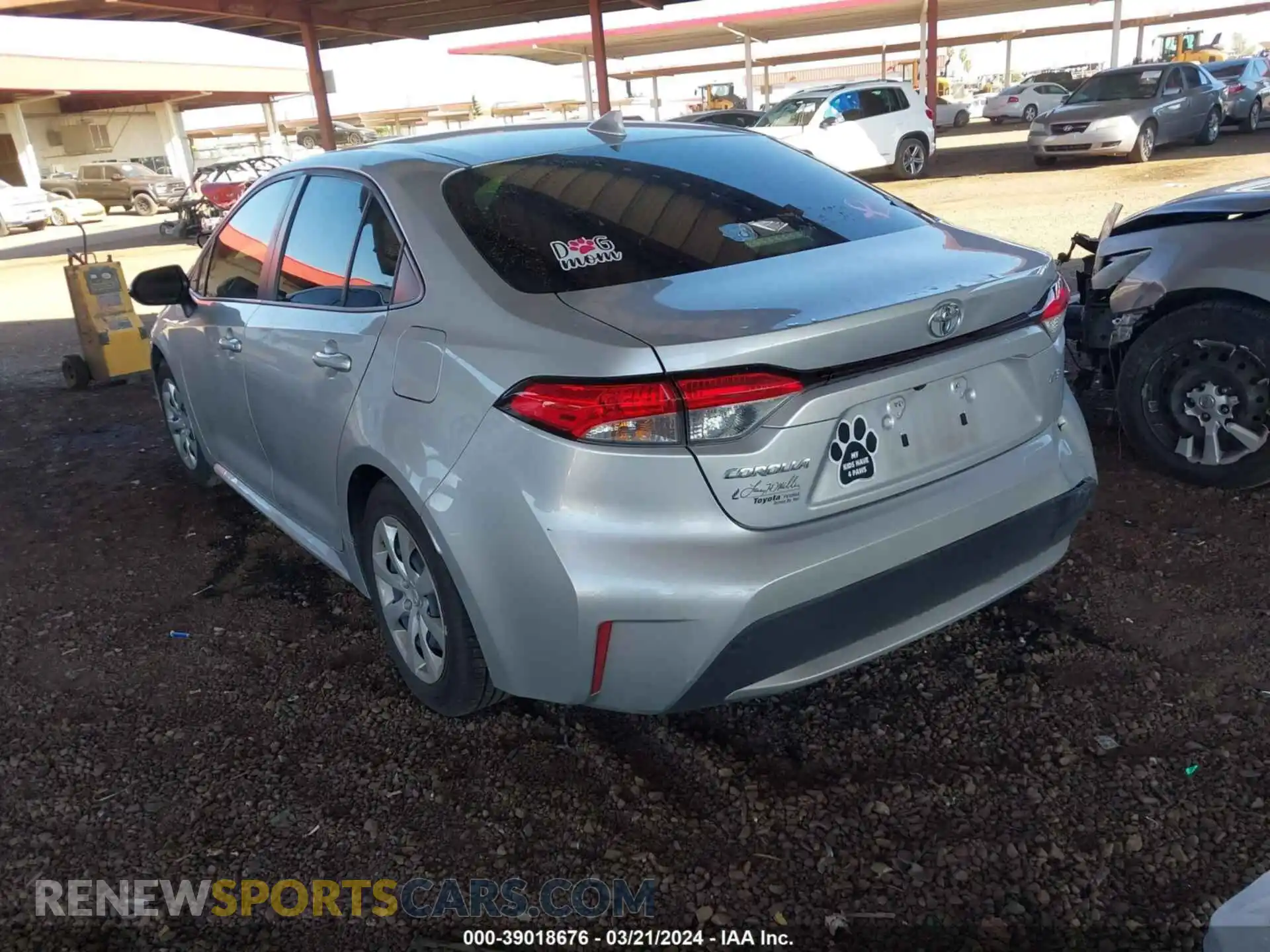 3 Photograph of a damaged car JTDEPMAEXN3032575 TOYOTA COROLLA 2022