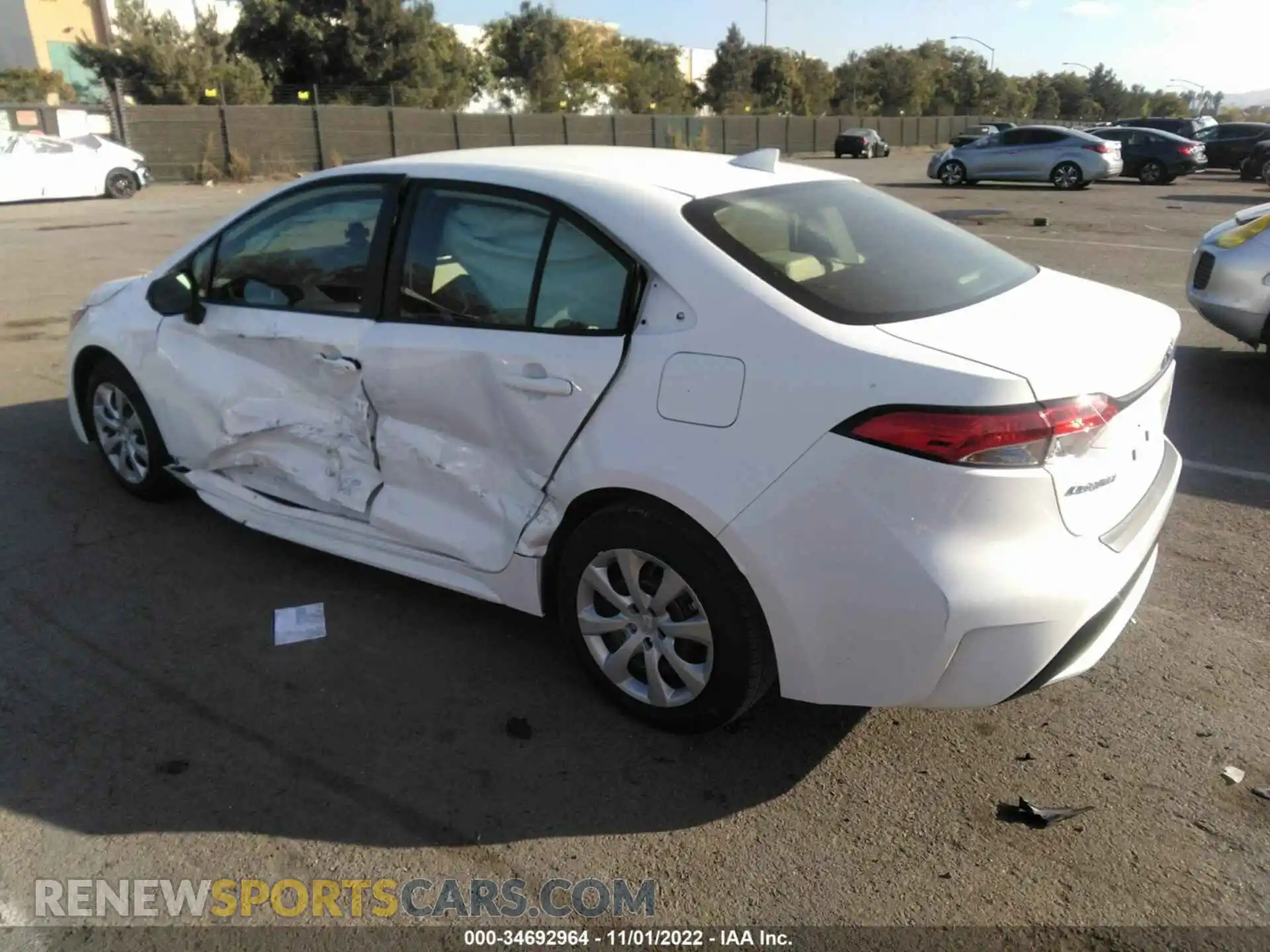 3 Photograph of a damaged car JTDEPMAEXN3033967 TOYOTA COROLLA 2022