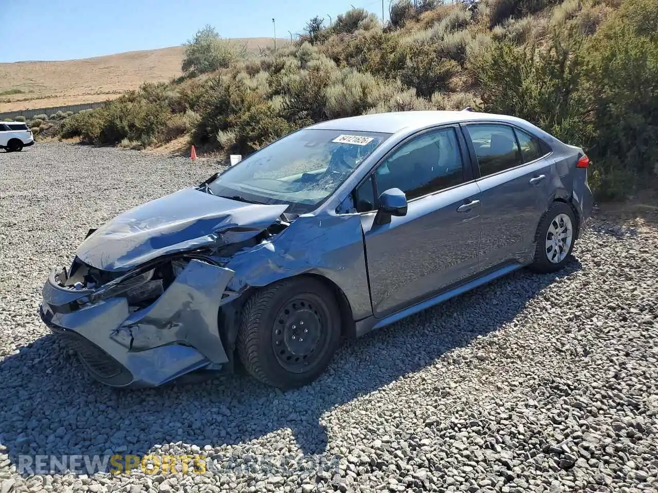 1 Photograph of a damaged car JTDEPMAEXNJ193701 TOYOTA COROLLA 2022