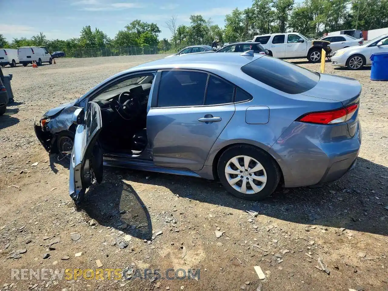 2 Фотография поврежденного автомобиля JTDEPMAEXNJ194704 TOYOTA COROLLA 2022