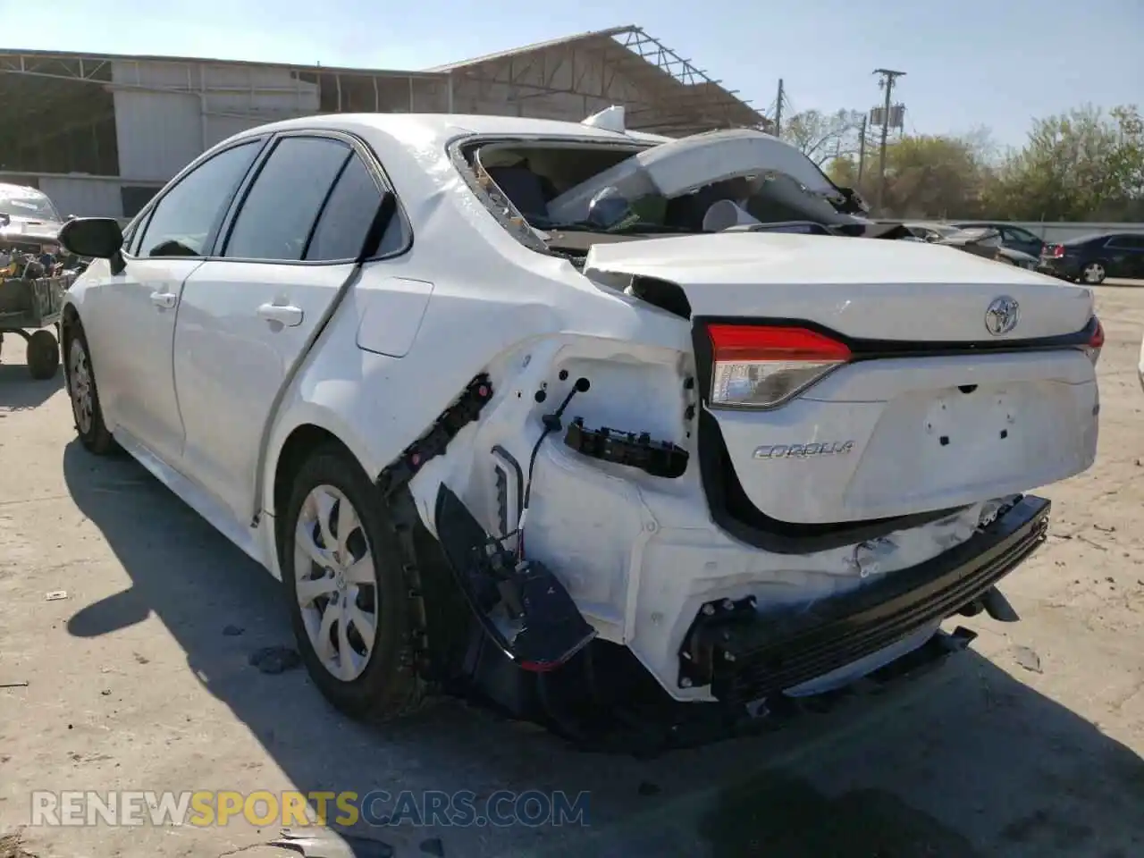 3 Photograph of a damaged car JTDEPMAEXNJ196467 TOYOTA COROLLA 2022