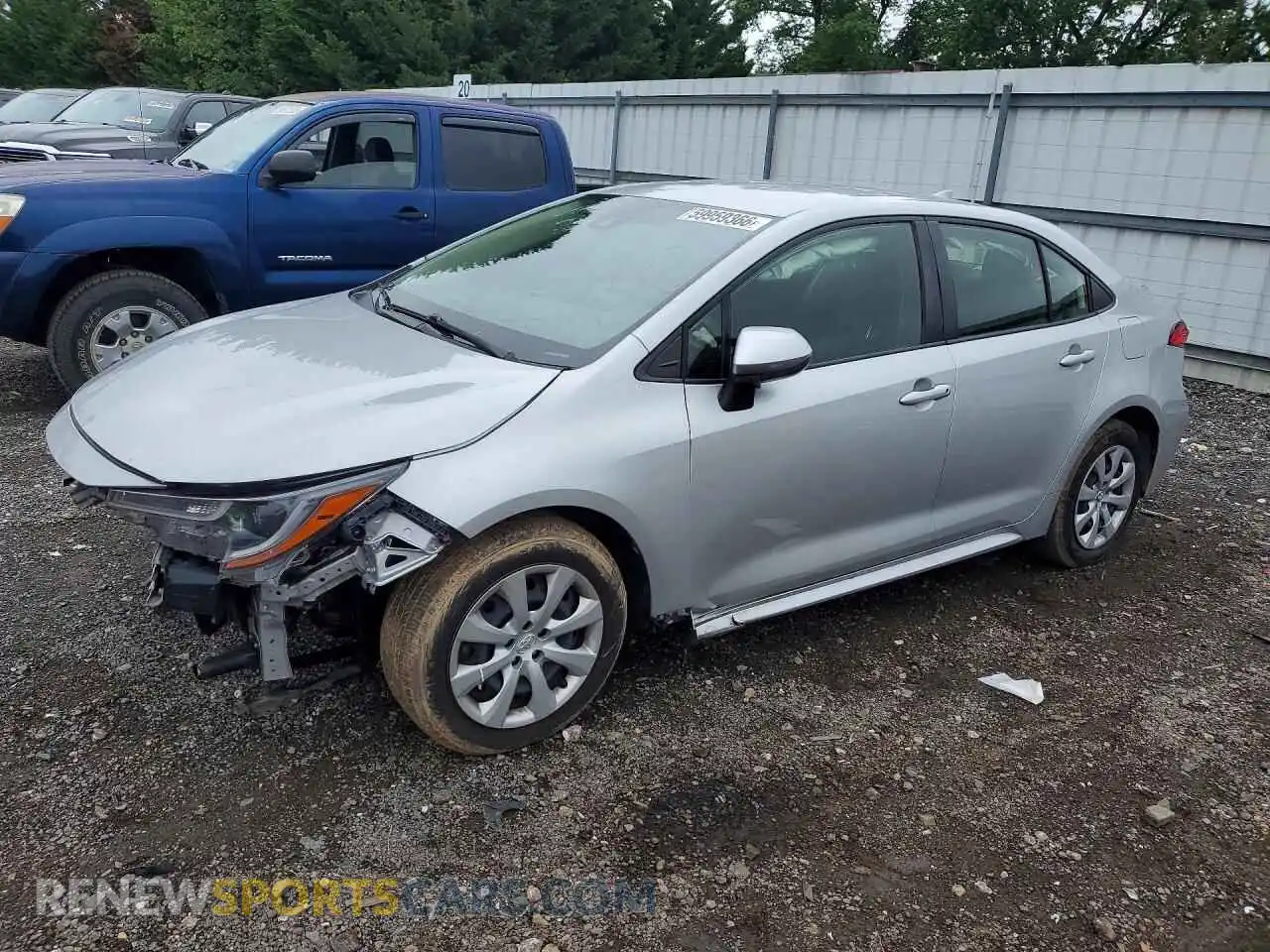 1 Photograph of a damaged car JTDEPMAEXNJ197716 TOYOTA COROLLA 2022