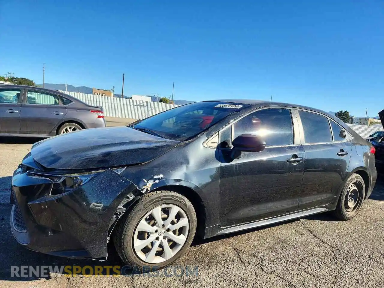 1 Photograph of a damaged car JTDEPMAEXNJ200498 TOYOTA COROLLA 2022