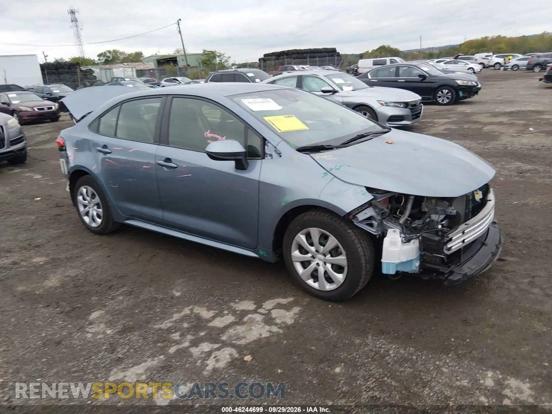 1 Photograph of a damaged car JTDEPMAEXNJ203451 TOYOTA COROLLA 2022