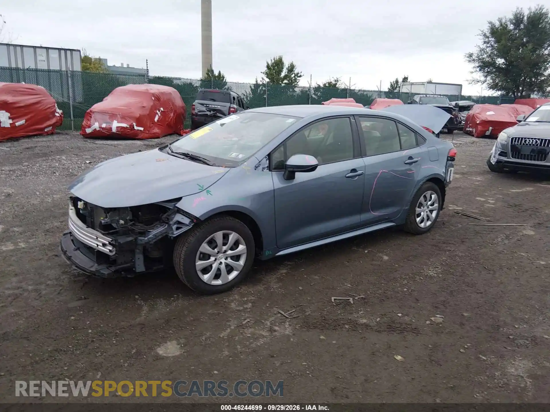 2 Photograph of a damaged car JTDEPMAEXNJ203451 TOYOTA COROLLA 2022