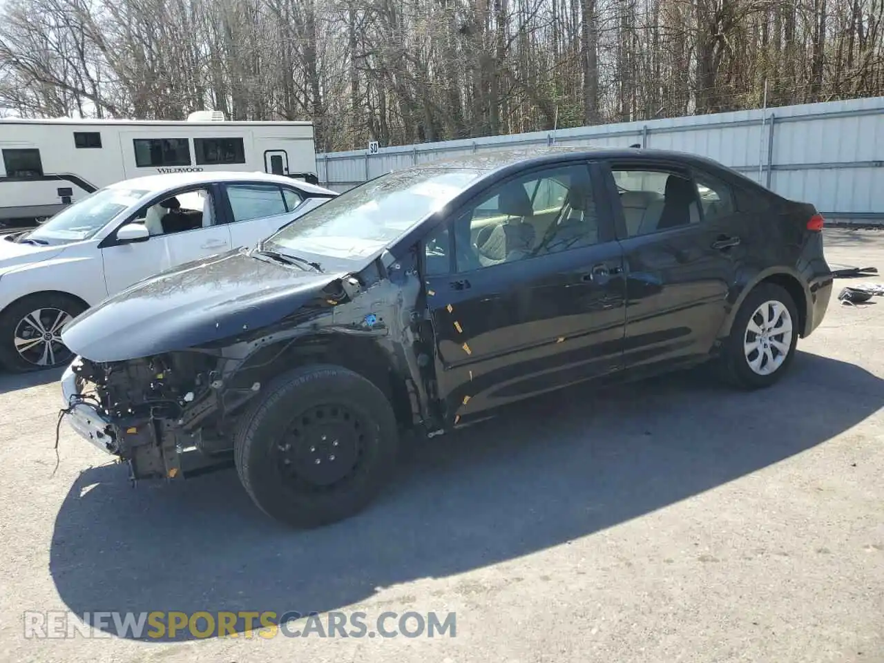 1 Photograph of a damaged car JTDEPMAEXNJ203885 TOYOTA COROLLA 2022