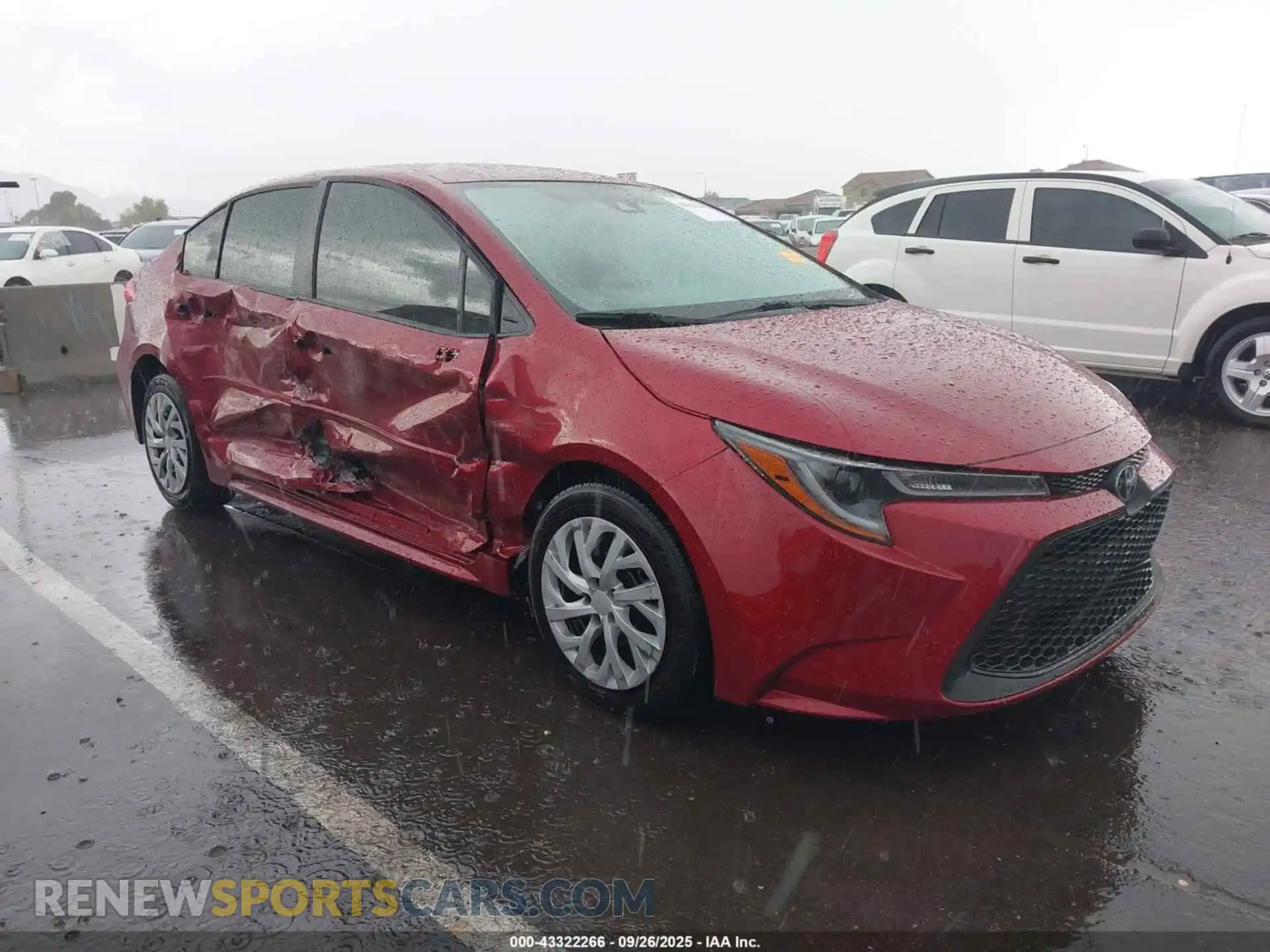 1 Photograph of a damaged car JTDEPMAEXNJ206110 TOYOTA COROLLA 2022