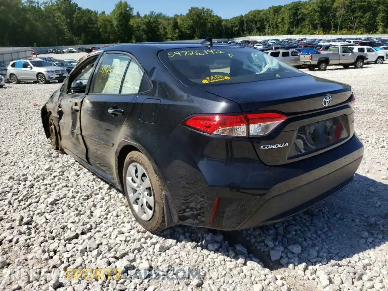 3 Photograph of a damaged car JTDEPMAEXNJ208309 TOYOTA COROLLA 2022