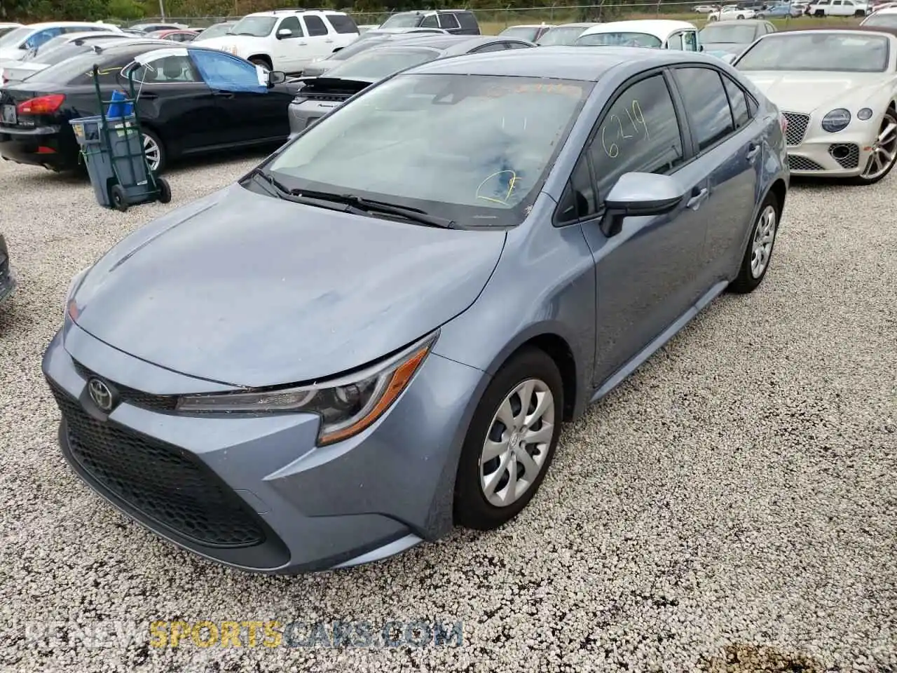 2 Фотография поврежденного автомобиля JTDEPMAEXNJ212246 TOYOTA COROLLA 2022