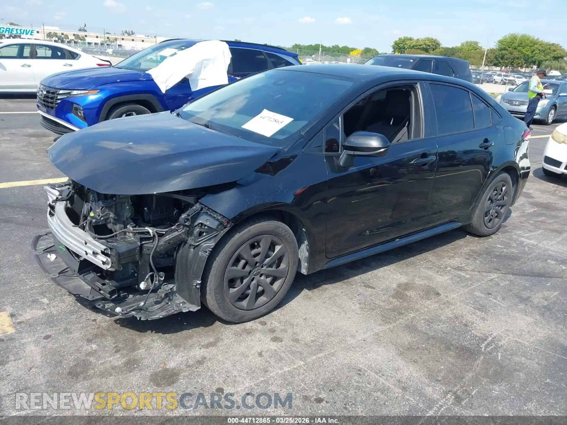 2 Photograph of a damaged car JTDEPMAEXNJ213333 TOYOTA COROLLA 2022