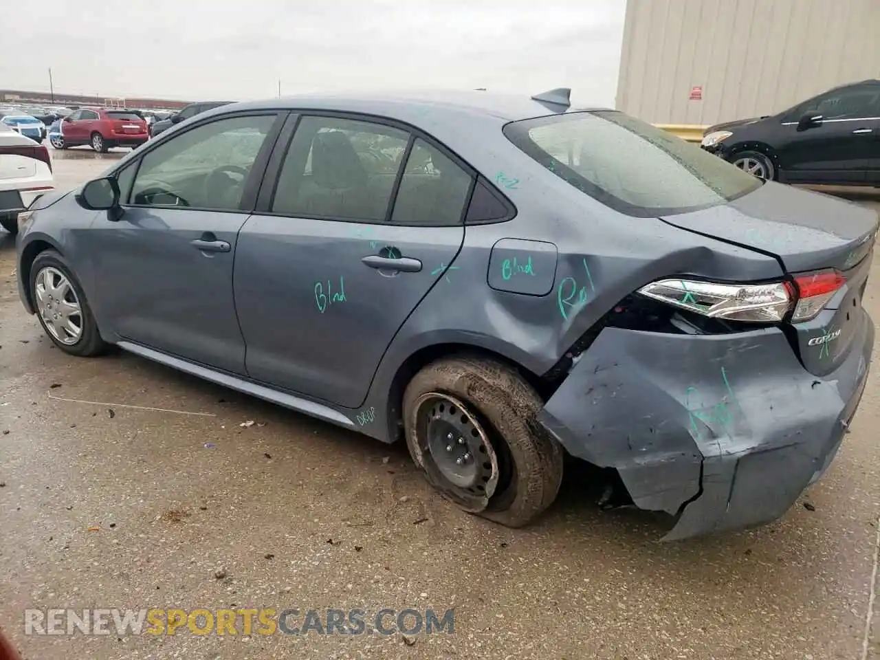 2 Photograph of a damaged car JTDEPMAEXNJ214241 TOYOTA COROLLA 2022