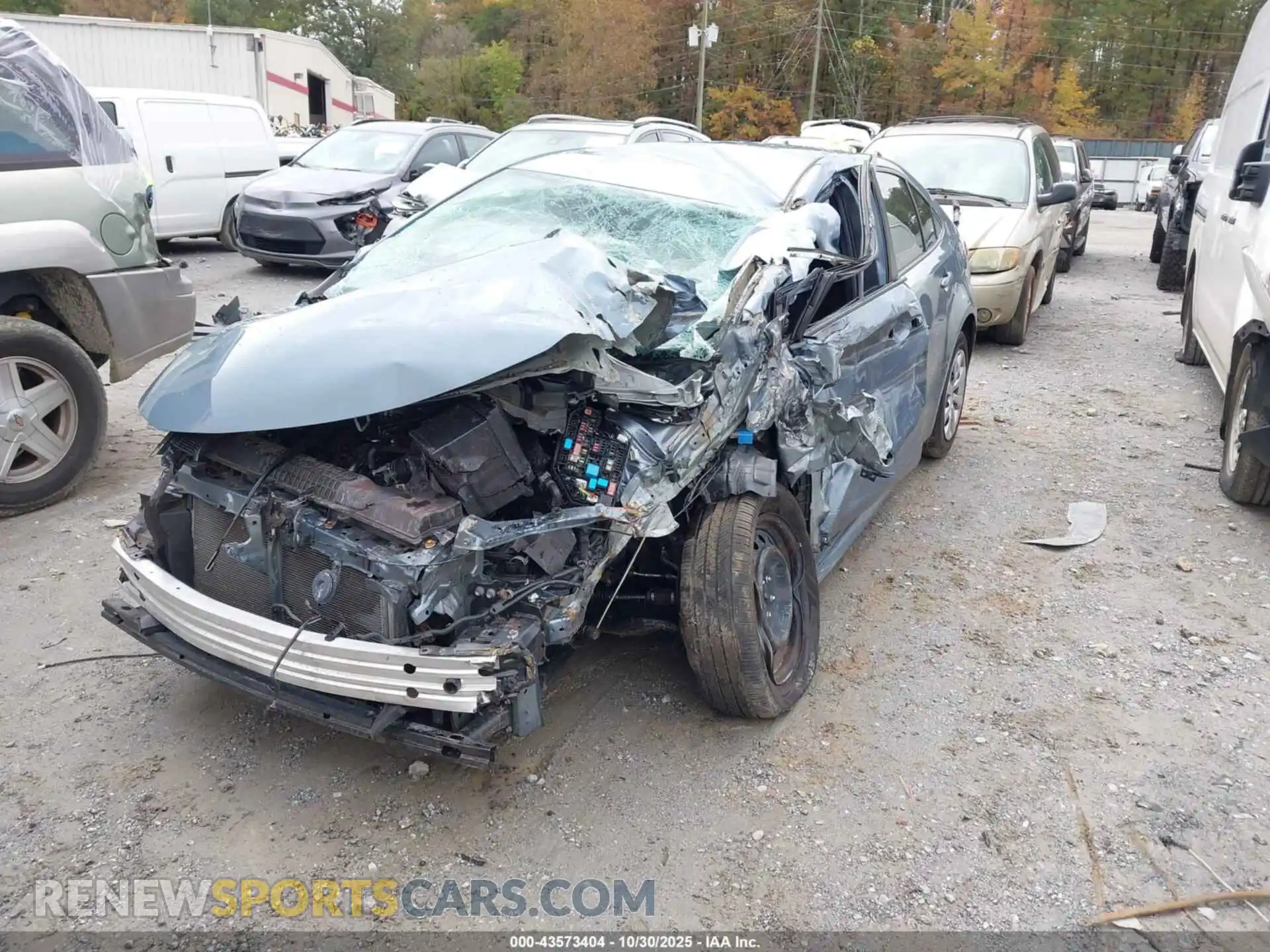 2 Photograph of a damaged car JTDEPMAEXNJ215034 TOYOTA COROLLA 2022