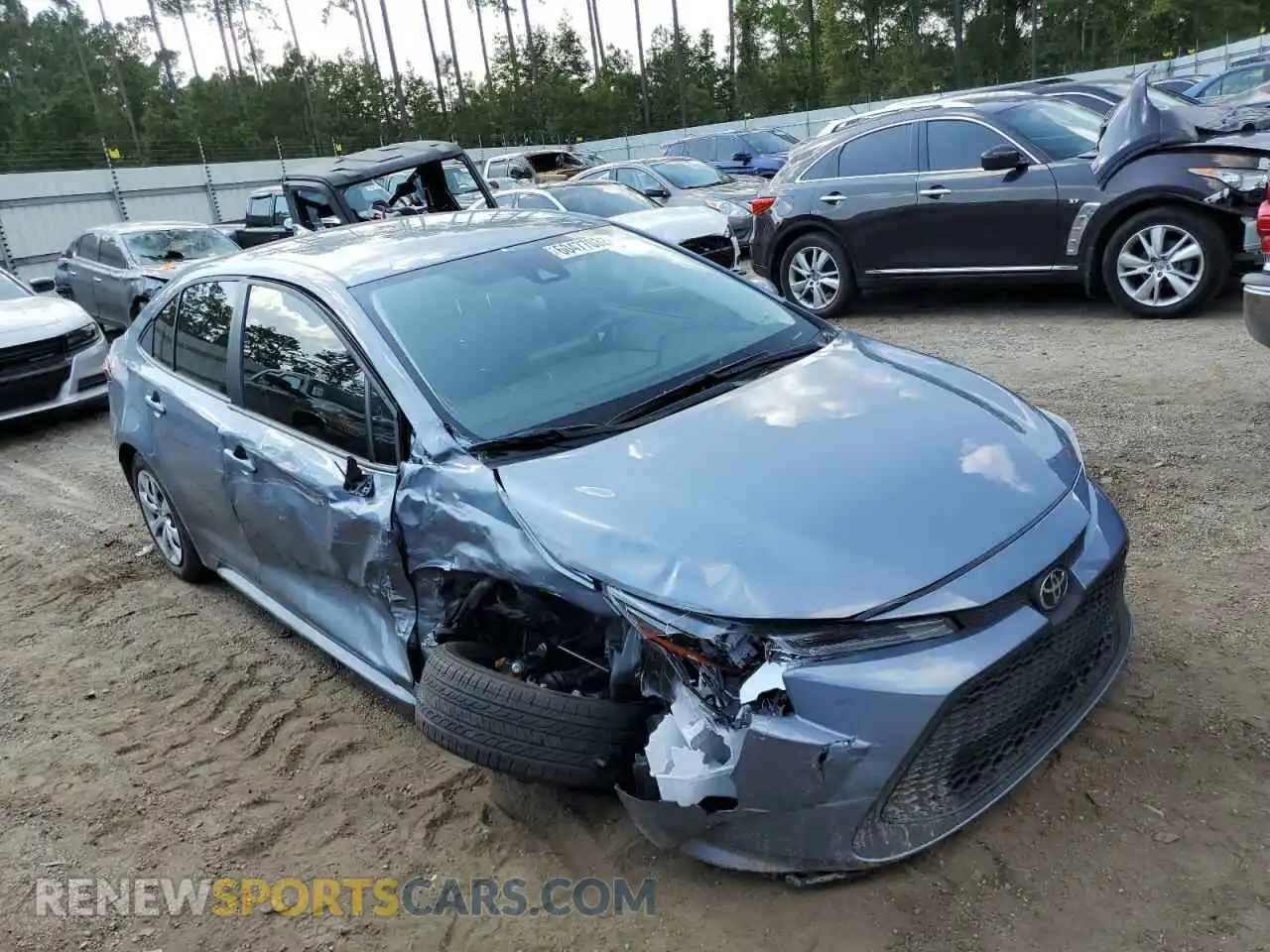 1 fotografías del automóvil dañado JTDEPMAEXNJ217558 TOYOTA COROLLA 2022