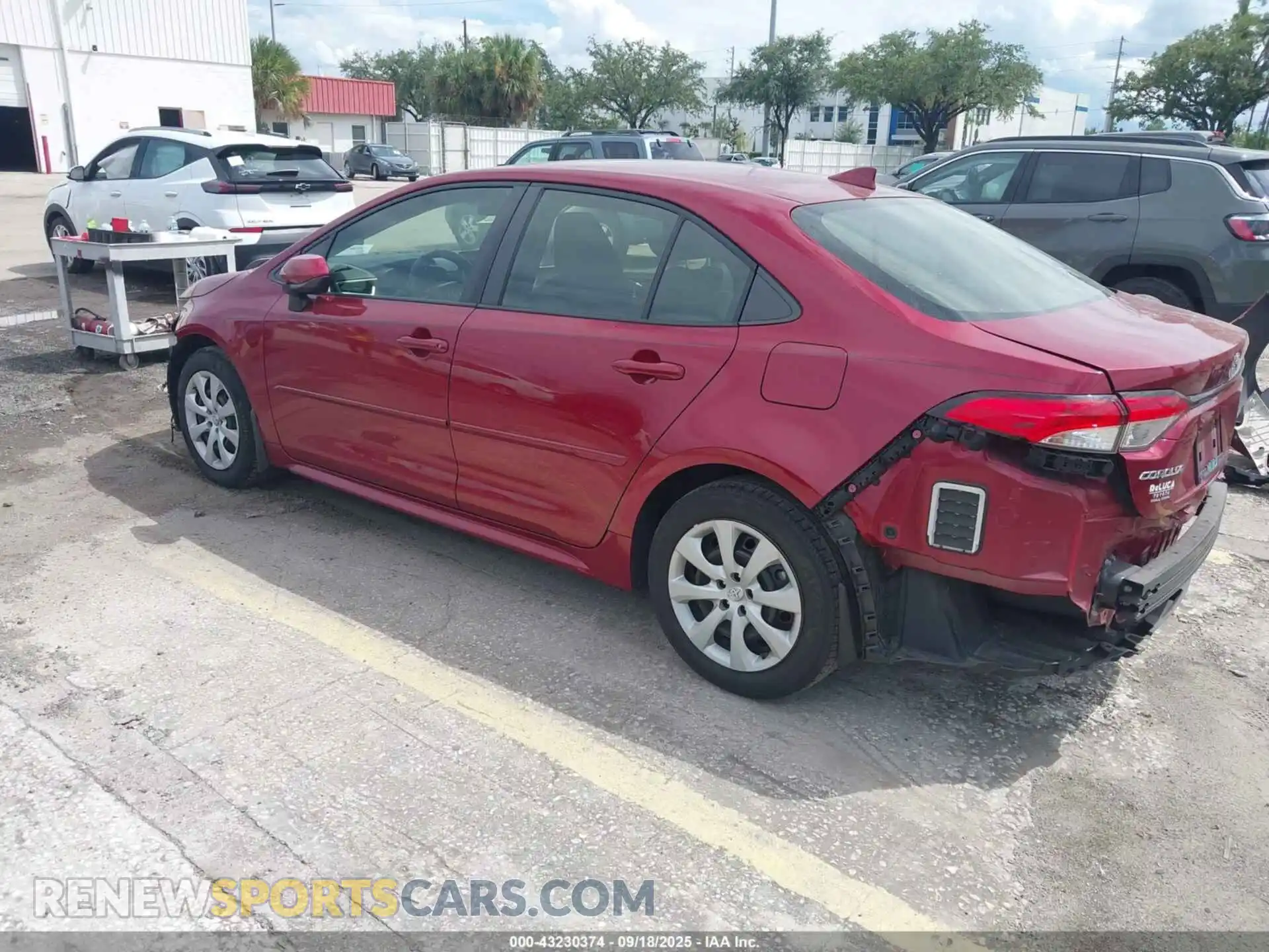 3 fotografías del automóvil dañado JTDEPMAEXNJ217754 TOYOTA COROLLA 2022