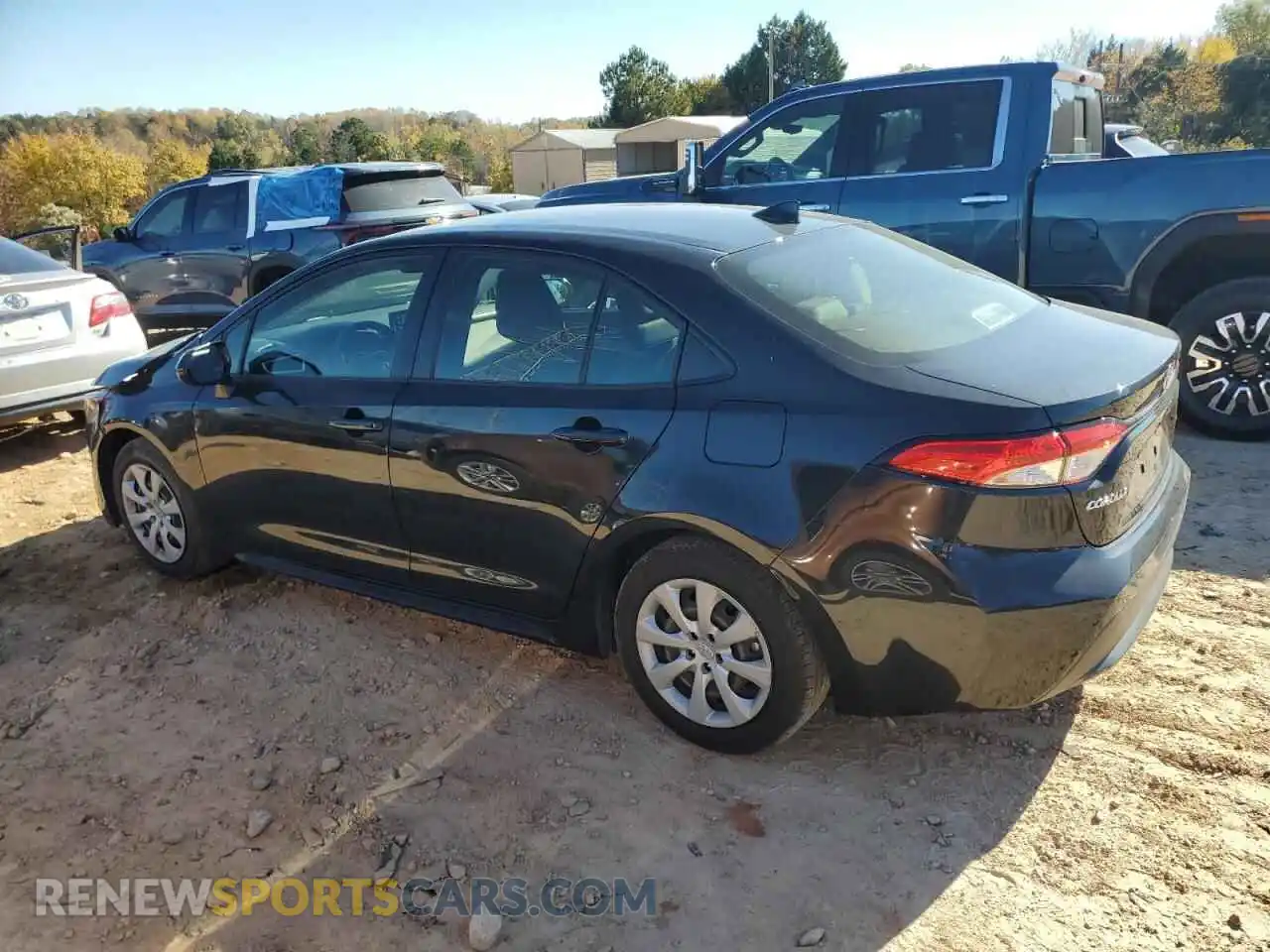 2 Фотография поврежденного автомобиля JTDEPMAEXNJ218953 TOYOTA COROLLA 2022
