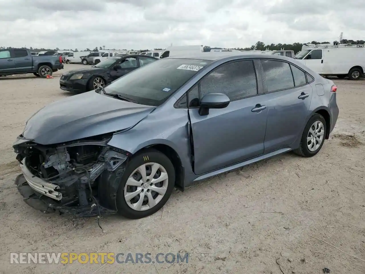 1 Photograph of a damaged car JTDEPMAEXNJ221769 TOYOTA COROLLA 2022