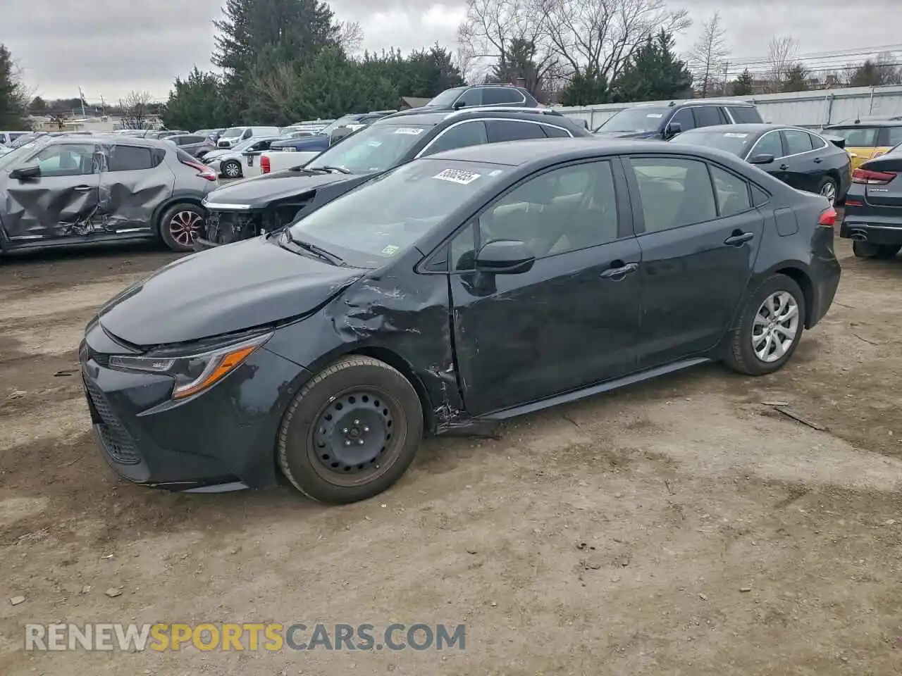 1 Photograph of a damaged car JTDEPMAEXNJ223814 TOYOTA COROLLA 2022