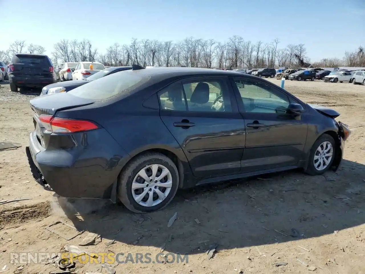 3 fotografías del automóvil dañado JTDEPMAEXNJ225644 TOYOTA COROLLA 2022