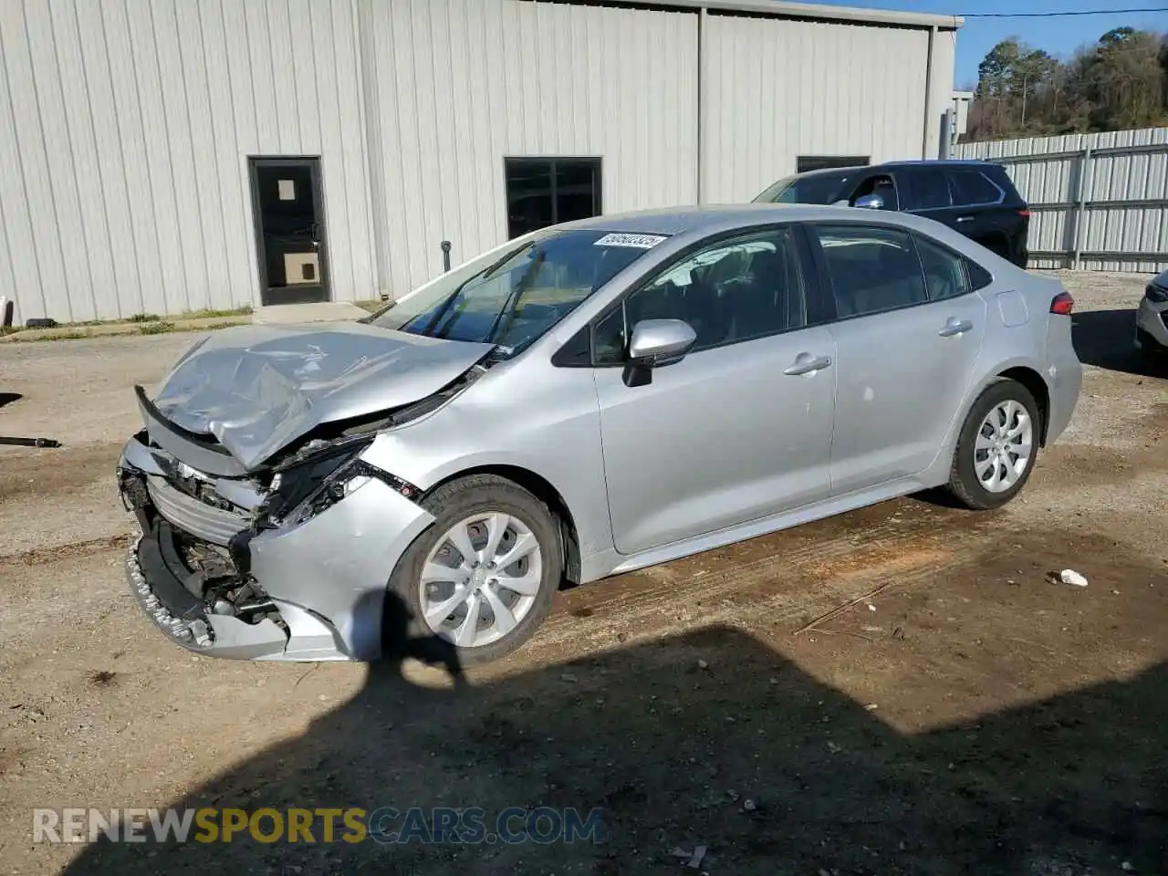 1 Photograph of a damaged car JTDEPMAEXNJ228706 TOYOTA COROLLA 2022