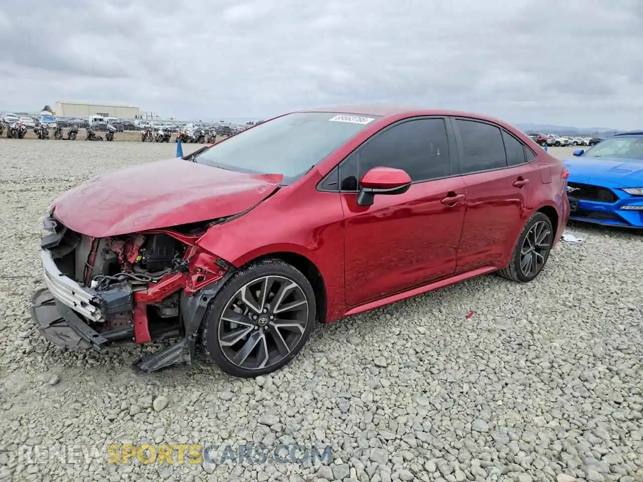 1 Photograph of a damaged car JTDEPMAEXNJ229922 TOYOTA COROLLA 2022