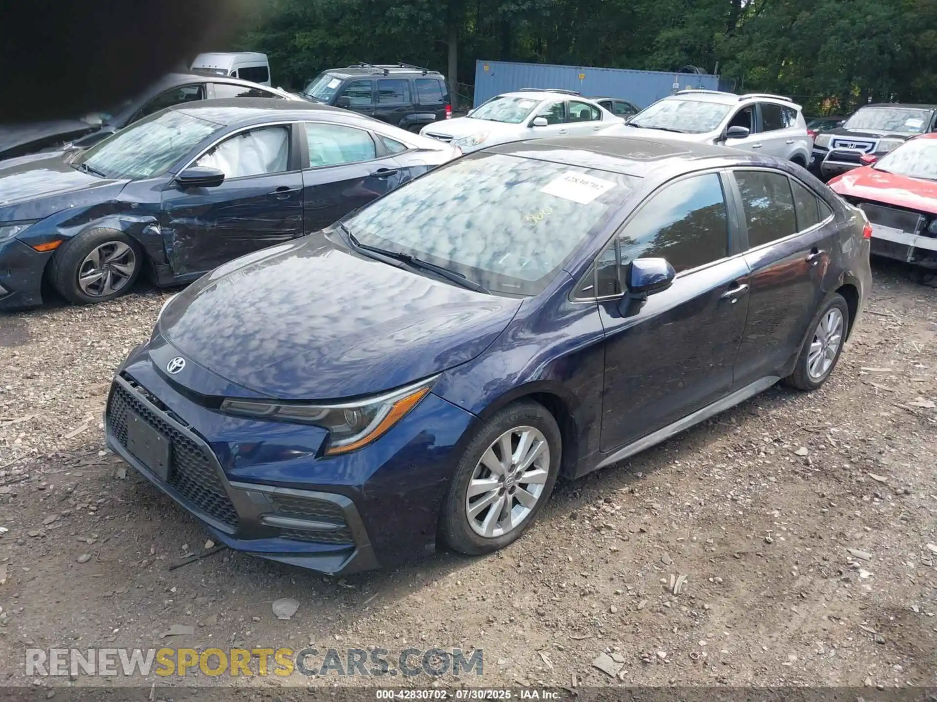 2 Photograph of a damaged car JTDP4MCE0NJ088034 TOYOTA COROLLA 2022