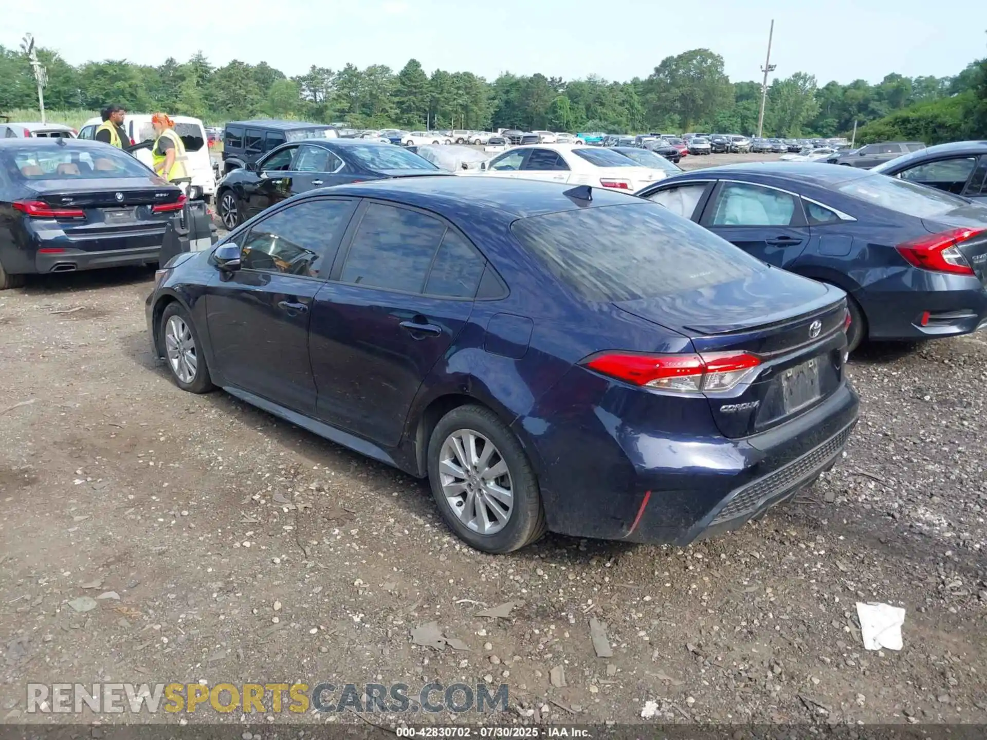 3 Photograph of a damaged car JTDP4MCE0NJ088034 TOYOTA COROLLA 2022