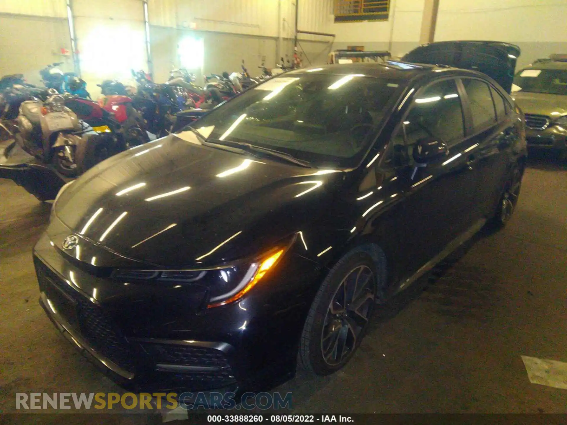 2 Photograph of a damaged car JTDP4MCE0NJ092391 TOYOTA COROLLA 2022