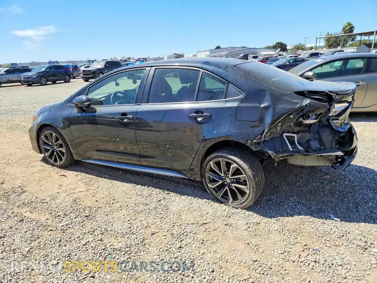 2 fotografías del automóvil dañado JTDP4MCE1NJ094568 TOYOTA COROLLA 2022