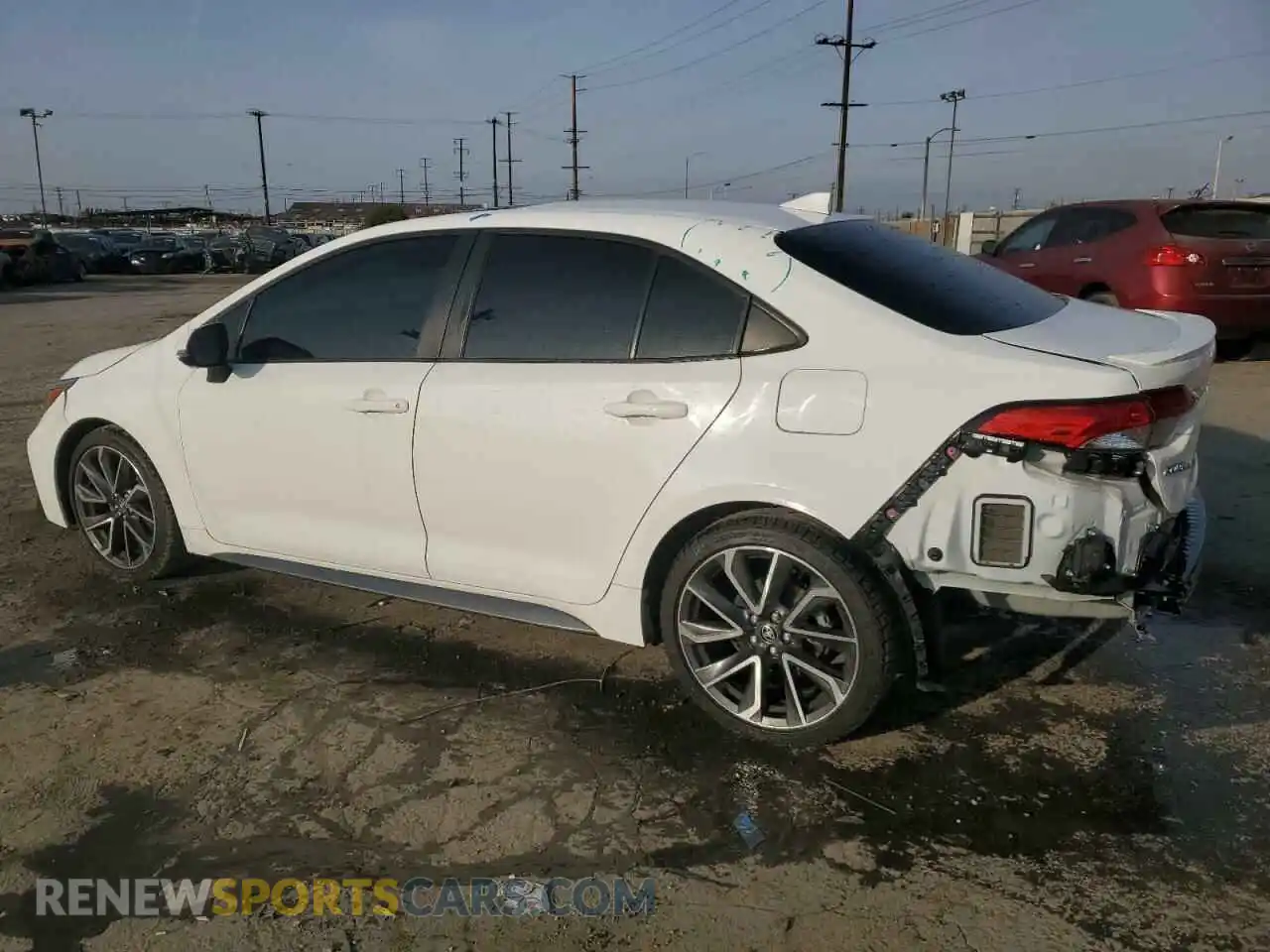 2 Photograph of a damaged car JTDP4MCE3NJ085614 TOYOTA COROLLA 2022