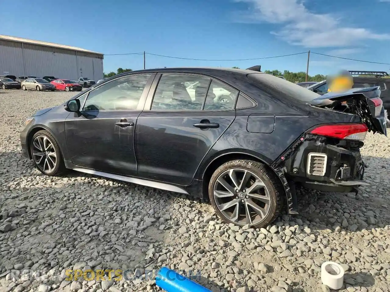 2 Photograph of a damaged car JTDP4MCE3NJ087119 TOYOTA COROLLA 2022