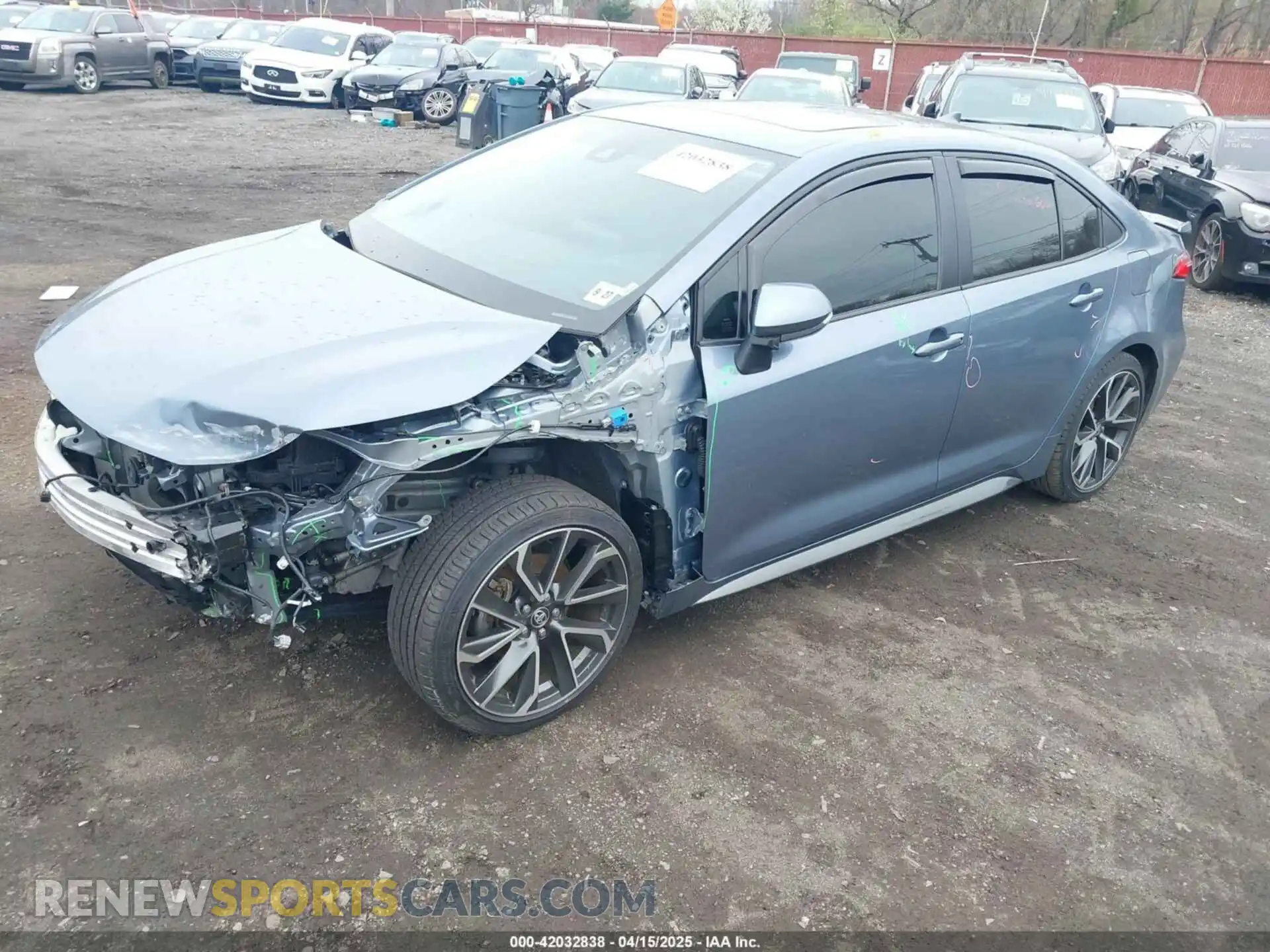 2 Photograph of a damaged car JTDP4MCE5N3512604 TOYOTA COROLLA 2022