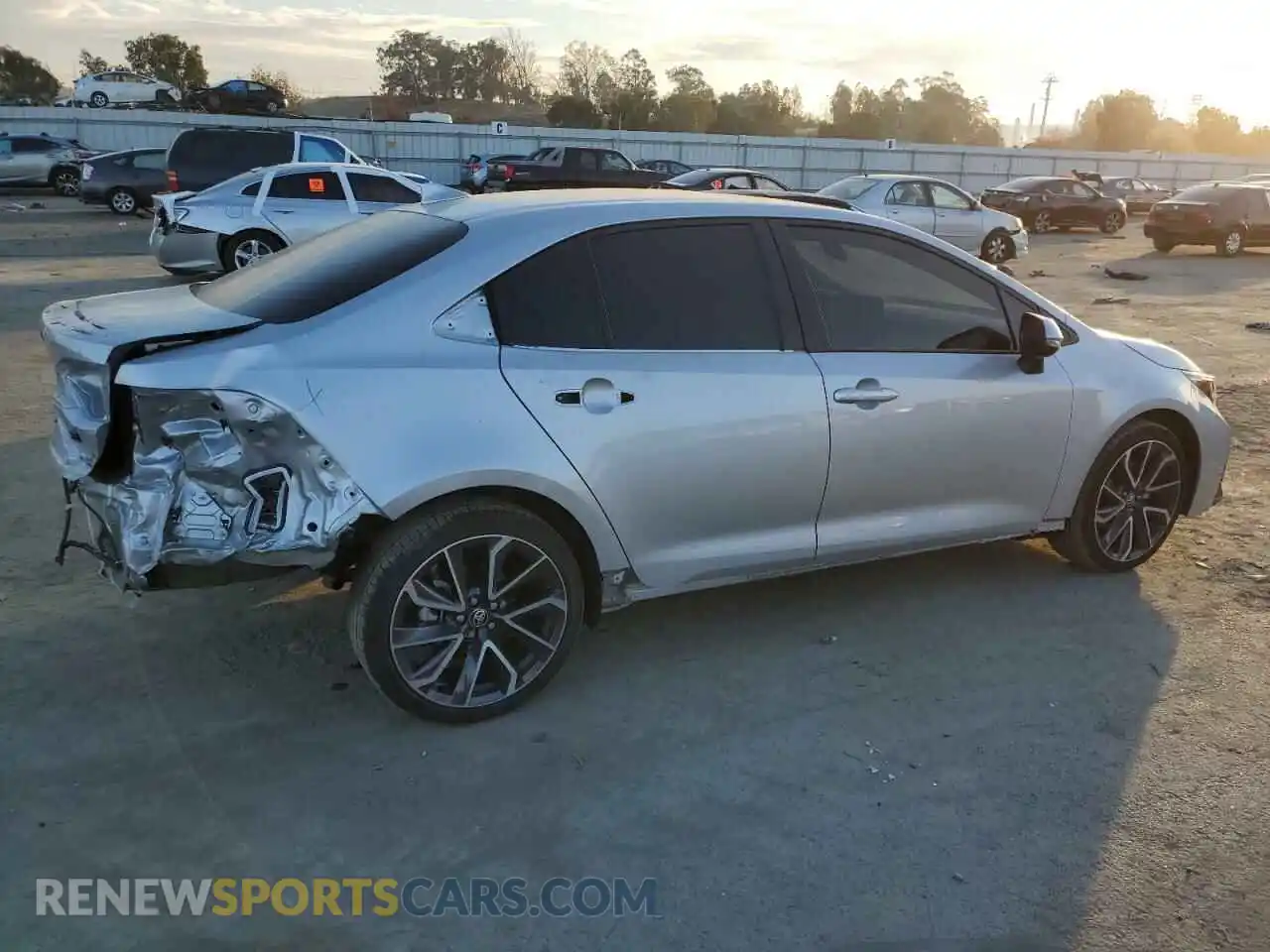 3 Photograph of a damaged car JTDP4MCE5NJ090863 TOYOTA COROLLA 2022
