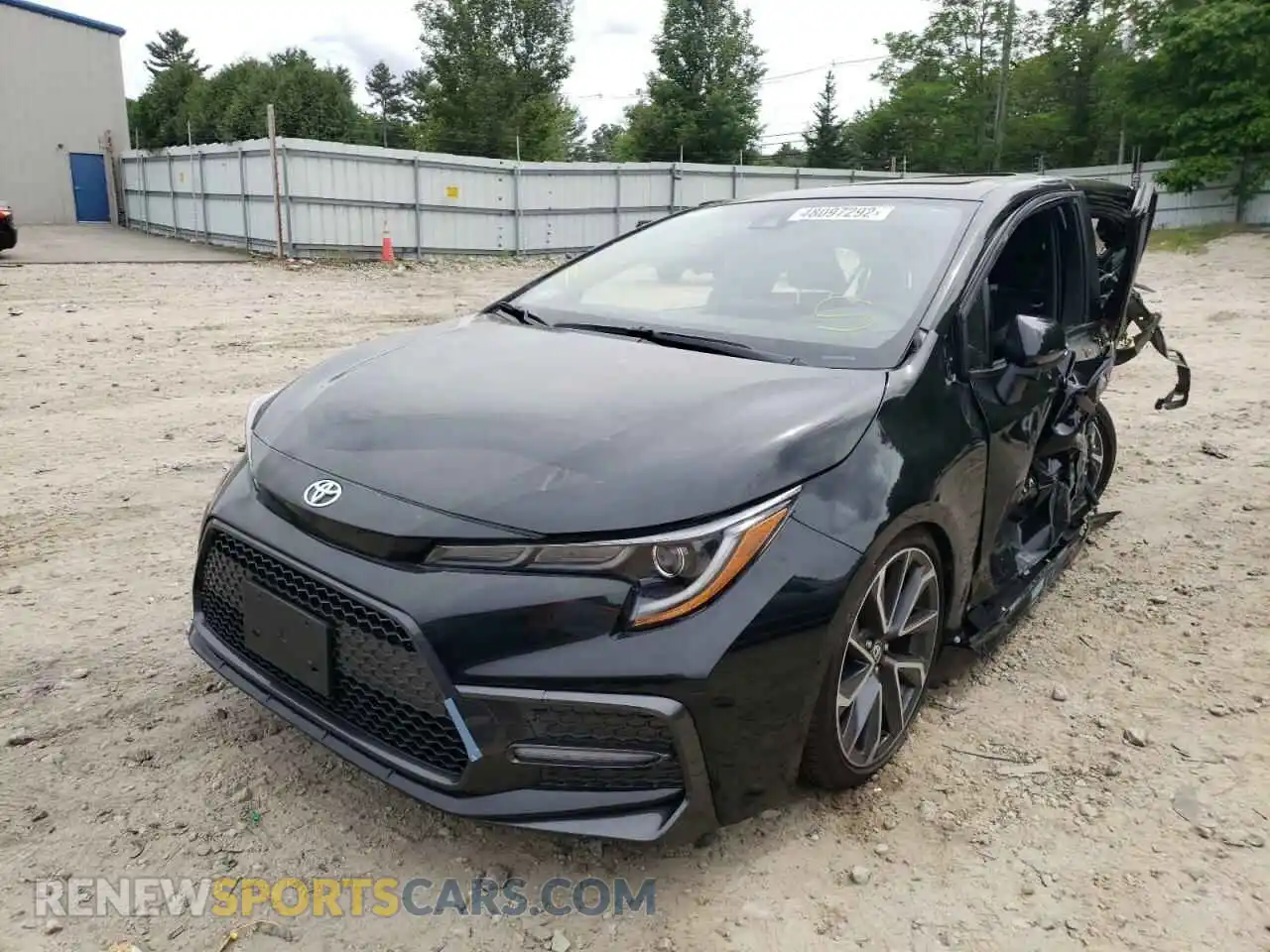 2 Photograph of a damaged car JTDP4MCE7NJ091240 TOYOTA COROLLA 2022