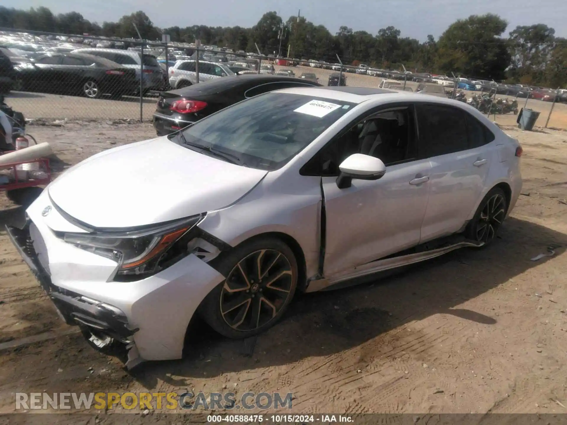 2 Photograph of a damaged car JTDP4MCE8N3503315 TOYOTA COROLLA 2022