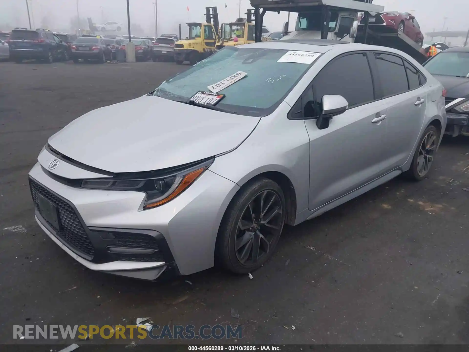 2 Photograph of a damaged car JTDP4MCE8NJ081168 TOYOTA COROLLA 2022