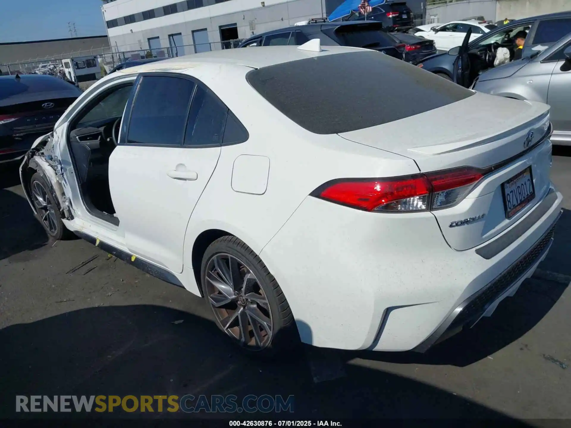 3 fotografías del automóvil dañado JTDP4MCE9NJ081115 TOYOTA COROLLA 2022