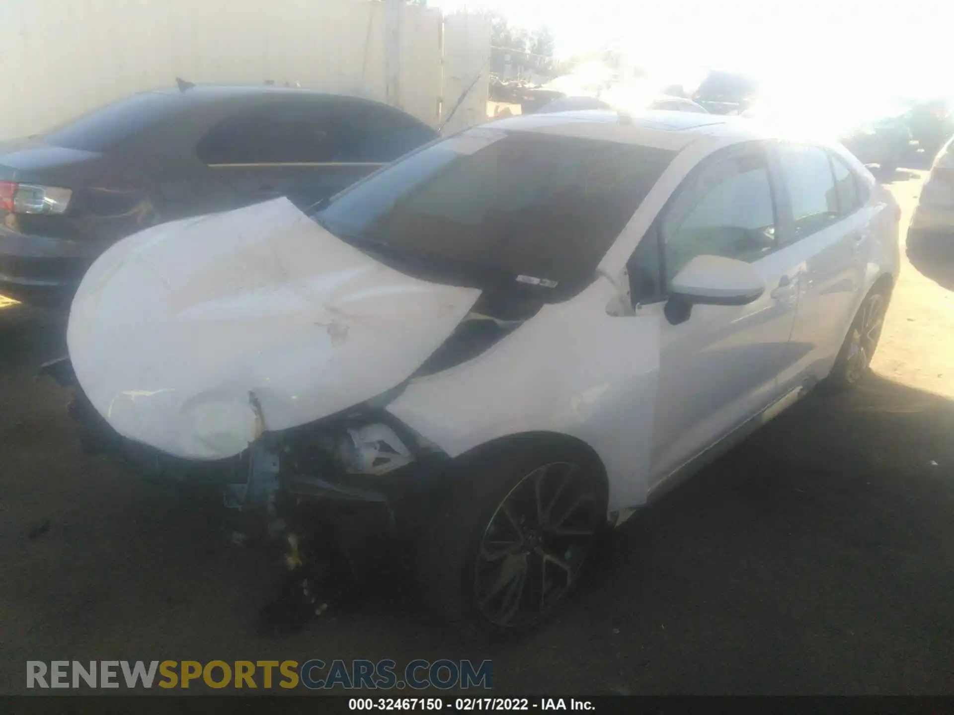 2 Photograph of a damaged car JTDP4MCEXNJ082130 TOYOTA COROLLA 2022