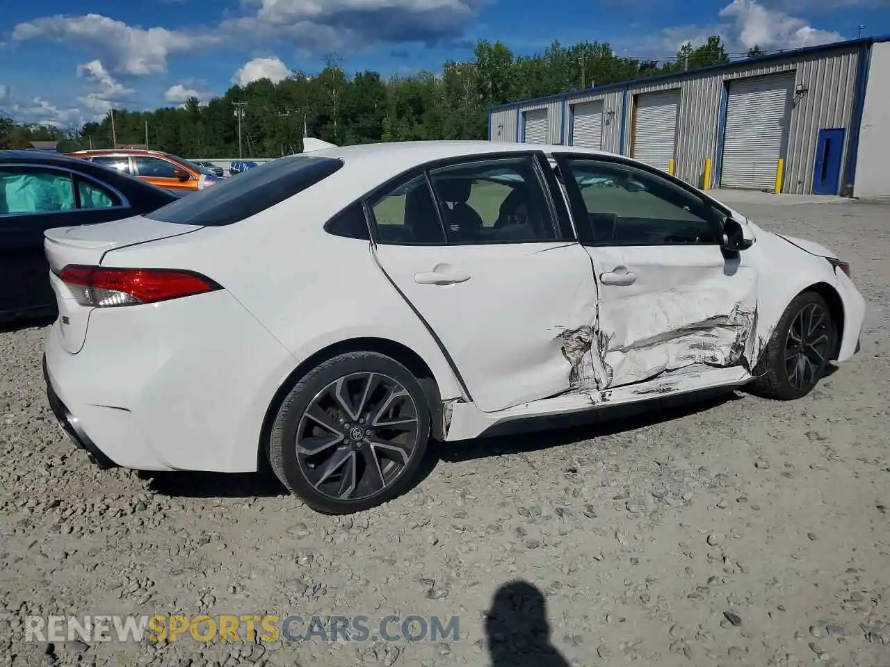 3 Photograph of a damaged car JTDP4MCEXNJ088719 TOYOTA COROLLA 2022
